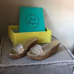 Jack Rodgers Barcelona Capri Wedge. New!